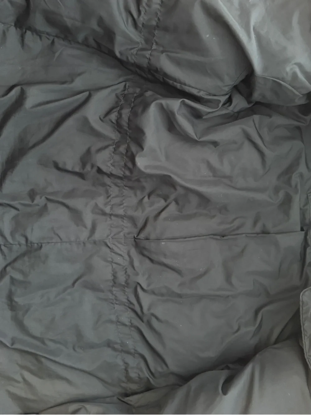 J. Crew Black Quilted Hooded Puffer Jacket